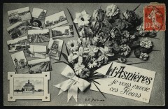 D'Asnières je vous envoie ces fleurs... à Asnières-sur-Seine