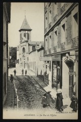 La Rue de l'Eglise à Asnières-sur-Seine