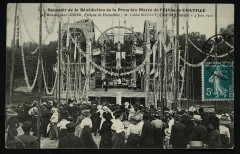 Souvenir de la Bénédiction de la Première Pierre de l'Eglise de Chaville - Monseigneur Gibier, Evêque de Versailles ; M. l'Abbé Bouret, curé de Chaville - 4 juin 1911 à Chaville