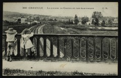 La courbe du Chemin de Fer électrique à Chaville