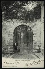 Carte postale ancienne La fausse porte
                                                                     à Chaville
                                