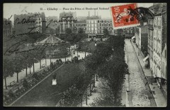 Place des Fêtes et Boulevard National à Clichy