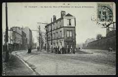 La Rue du Bac-d'Asnières et Route d'Asnières à Clichy