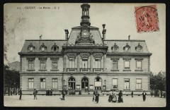 Carte postale ancienne La Mairie
                                                                     à Clichy
                                