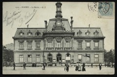 Carte postale ancienne La Mairie
                                                                     à Clichy
                                