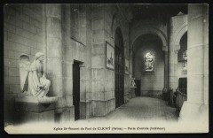 Carte postale ancienne Eglise Saint-Vincent de Paul de Clichy - Porte d'entrée (Intérieur)
                                                                     à Clichy
                                