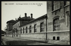 Carte postale ancienne Le Groupe Scolaire de la Rue des Ecoles
                                                                     à Clichy
                                