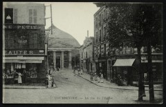 La rue de l'Eglise à Courbevoie