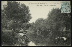 Vue sur la Seine (petit bras) près du campement à Issy-les-Moulineaux