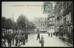 Place de la République à Levallois-Perret