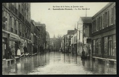 La Rue Martinval à Levallois-Perret
