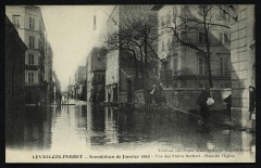 Rue des Frères Herbert - Place de l'Eglise à Levallois-Perret
