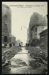 Rue Fazillau et rue Raspail à Levallois-Perret