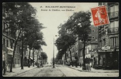Avenue de Chatillon, vers Chatillon à Malakoff