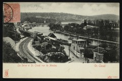 La Seine et Saint-Cloud vue de Meudon à Meudon