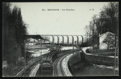 Carte postale ancienne Le Viaduc
                                                                     à Meudon
                                