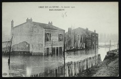 Crue de la Seine - 30 janvier1910- Bas-Meudon à Meudon