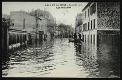 Crue de la Seine - 30 janvier1910- Bas-Meudon à Meudon