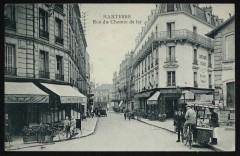 La rue du Chemin-de-Fer à Nanterre