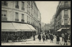 La rue du Chemin-de-Fer à Nanterre