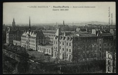 Paris 16e Neuilly lycée pasteur Ambulance Américaine Guerre à Neuilly-sur-Seine