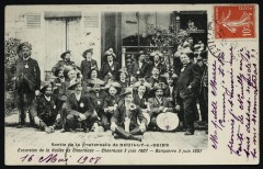Sortie de la Fraternelle, de Neuilly-sur-Seine - Excursion de la Vallée de Chevreuse - Chevreuse 3 juin 1907 - Dampierre 3 juin 1907 à Neuilly-sur-Seine