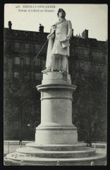 Statue d'Alfred de Musset à Neuilly-sur-Seine