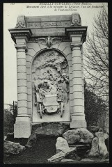 Monument élevé à la mémoire de Levassor , l'un des fondateurs de l'automobilisme à Neuilly-sur-Seine