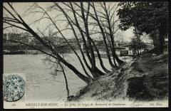 La Jatte, les berges du Boulevard de Courbevoie à Neuilly-sur-Seine