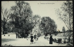 Intérieur de l'Ile de la Jatte à Neuilly-sur-Seine