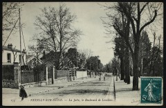 La Jatte, le Boulevard de Levallois à Neuilly-sur-Seine