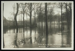 Crue de la Seine, 30 janvier 1910 - Bd d'Argenson à Neuilly-sur-Seine