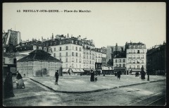Place du Marché à Neuilly-sur-Seine