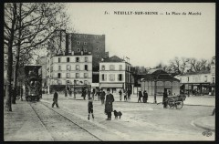 La Place du Marché à Neuilly-sur-Seine