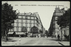 Place Parmentier et Rue de Chartres à Neuilly-sur-Seine