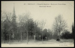 Chapelle anglaise - Boulevard Victor-Hugo - Boulevard Bineau à Neuilly-sur-Seine