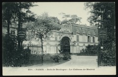 Carte postale ancienne Bois de Boulogne - Le Château de Madrid
                                                                     à Neuilly-sur-Seine
                                