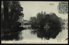 L'Ile d'Amour et le Pont de Neuilly à Neuilly-sur-Seine