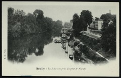 La Seine vue prise du pont de Neuilly à Neuilly-sur-Seine