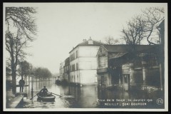 Crue de la Seine - 30 Janvier 1910 - Quai Bourdon à Neuilly-sur-Seine