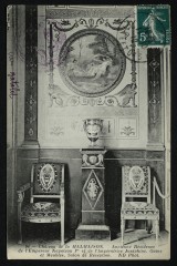 Château de la Malmaison - Ancienne Résidence de l'Empereur Napoléon Ier et de l'Impératrice Joséphine. Gaine et Meubles, Salon de Réception à Rueil-Malmaison