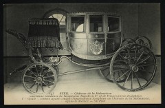 Château de la Malmaison (ancienne résidence de l'empereur Napoléon Ier et de l'impératrice Joséphine) - "L'Opale" - Voiture ayant conduit l'Impératrice Joséphine à La Malmaison après le Divorce -
																					92500 Rueil-Malmaison
																			