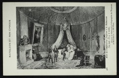 Mort de l'Impératrice Joséphine à la Malmaison (29 juin 1814, à midi). D'après le dessin et la lithographie de Tirpenne et Monthelier -
																					92500 Rueil-Malmaison
																			