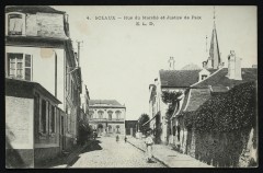 Rue du Marché et Justice de Paix à Sceaux