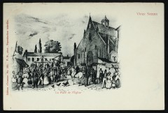 La Place de l'Eglise à Sceaux