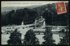 Carte postale ancienne Grandes Eaux - Bassin du Fer à Cheval
                                                                     à Saint-Cloud
                                