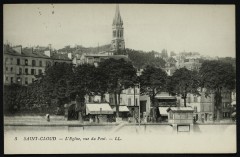 Saint-Cloud L'Eglise - Vue du Pont à Saint-Cloud
