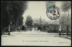 Grille d'Orléans à Saint-Cloud