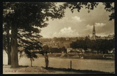 Vue prise de Boulogne à Saint-Cloud