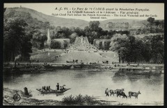 Le Parc de St Cloud avant la Révolution Française... [reproduction d'une gravure} à Saint-Cloud